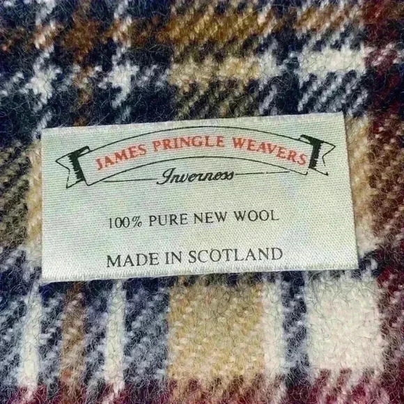 James Pringle Weavers 100% wool scarf - Picture 2 of 3